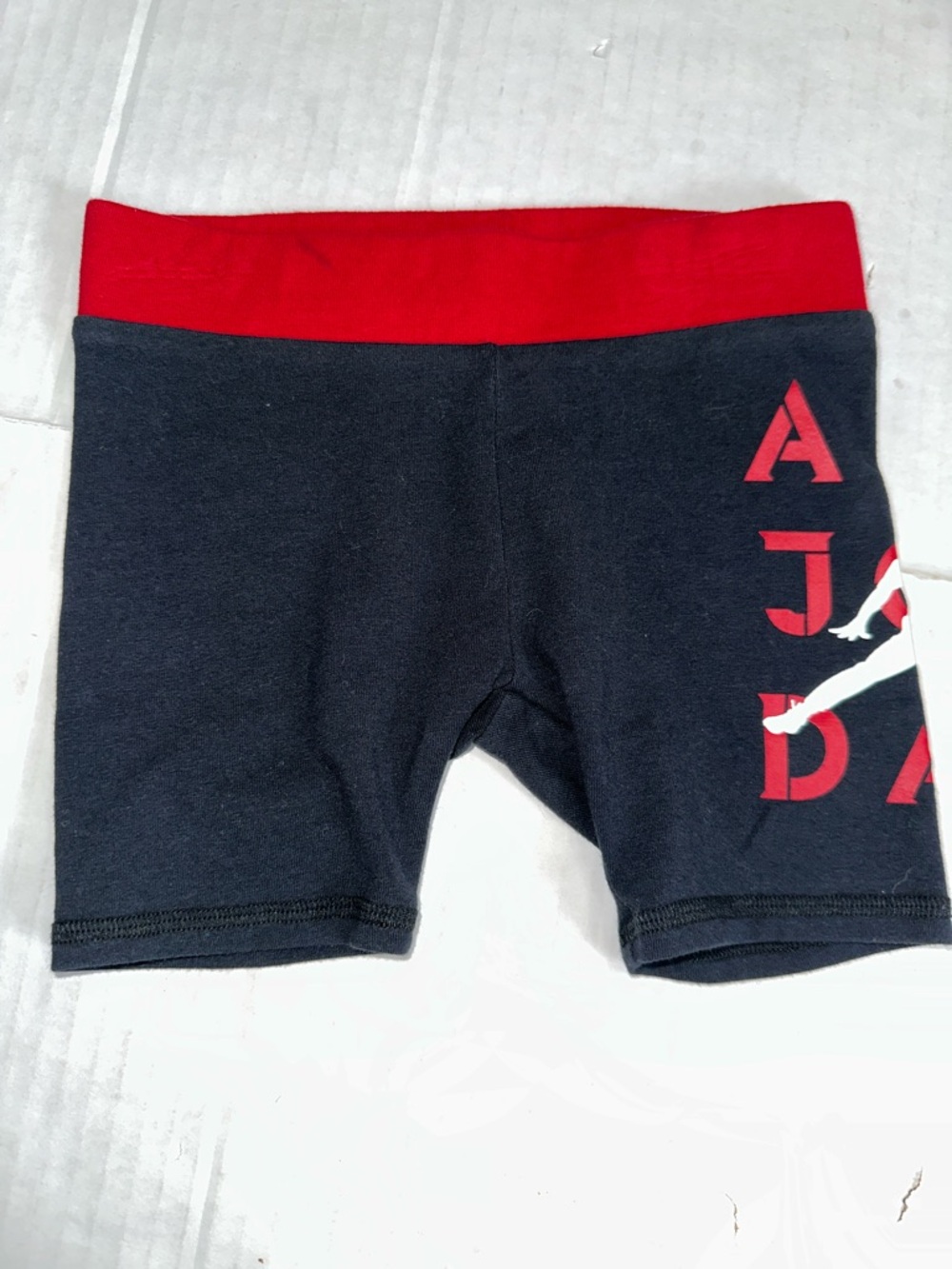 Air Jordan‎ Jumpman Toddler Girl Biker Shorts Black Red Size 4
